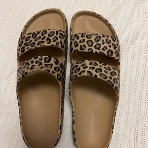 Women’s cheetah print sandals